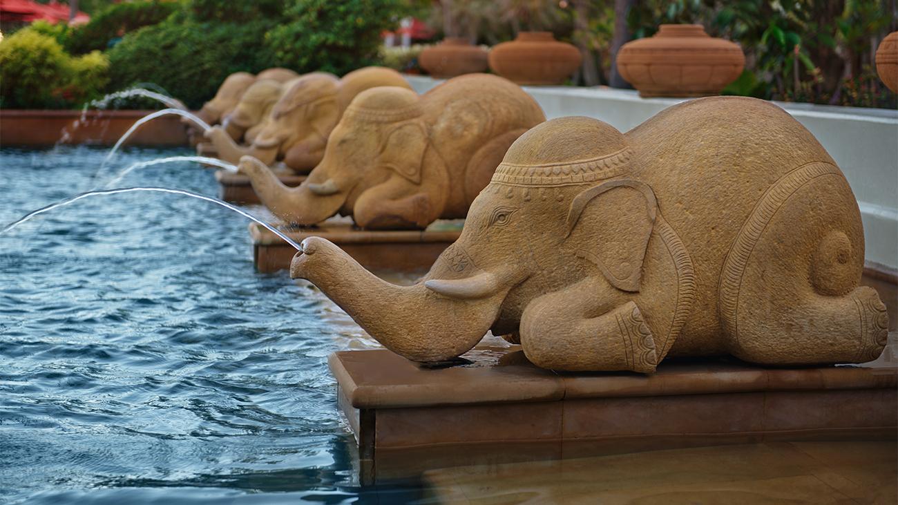 Main Outdoor Pool - Fountains